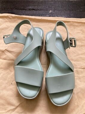 Melissa Green Platform Sandals